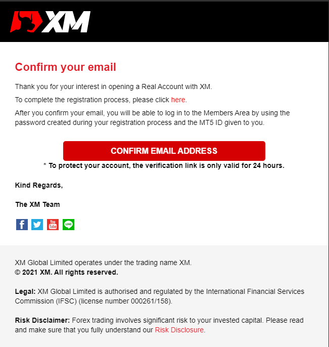 Como abrir uma conta real XM Group