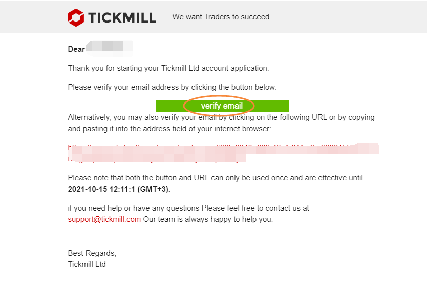 Como abrir uma conta real Tickmill